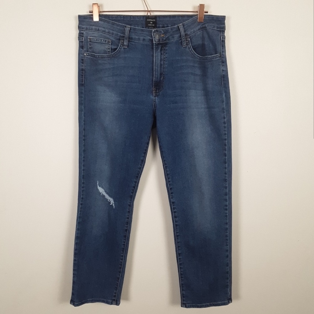 Just Black Straight Leg Jeans